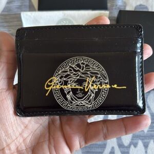 Versace Black Card Holder